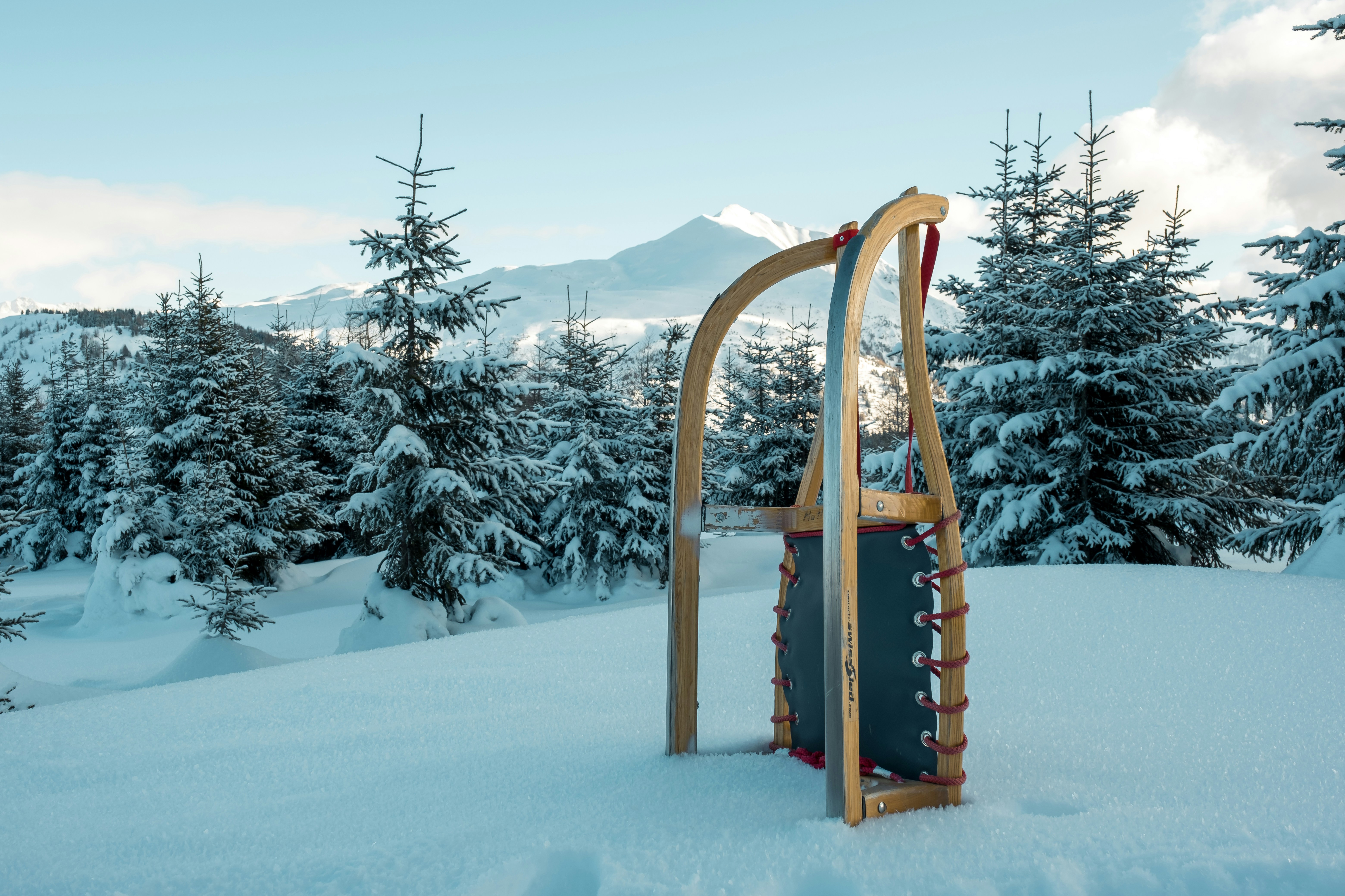 Sledding and tobogganing