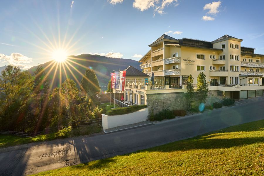 Sommeransicht Panorama Alpin