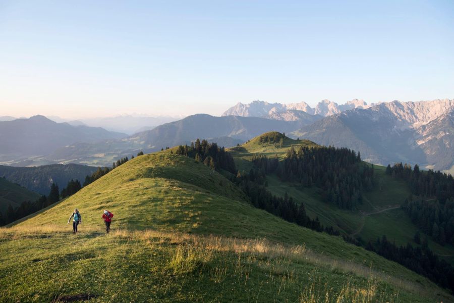 Randonnée dans les montagnes de la vallée de Pitztal