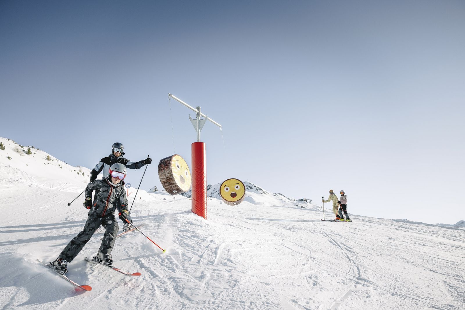 Paysage d'hiver Station de ski Pitztal