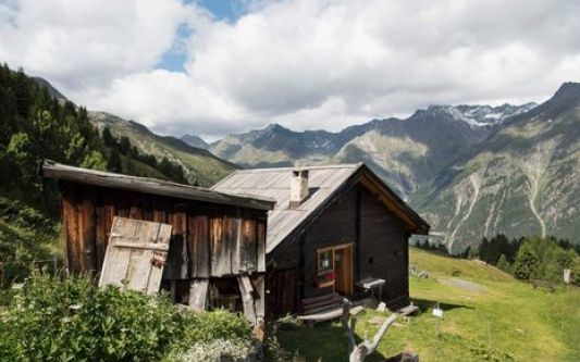 Berghütte Alpen in Tirol
